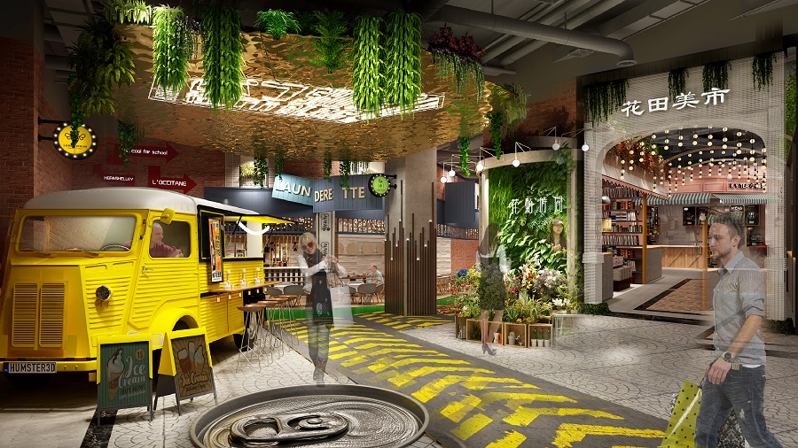 商業(yè)街區(qū)動線設計